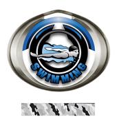 Hasty Award Halo Swimming Epic Insert Medal Hasty Award Halo Swimming Epic Insert Medal