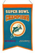 Winning Streak NFL Dolphins Super Bowl Banner Winning Streak NFL Dolphins Super Bowl Banner