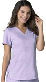 Maevn EON Women's Back Mesh Panel Mock Wrap Top Maevn EON Women's Back Mesh Panel Mock Wrap Top