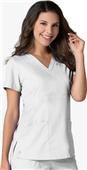 Maevn EON Women's Back Mesh Panel Mock Wrap Top Maevn EON Women's Back Mesh Panel Mock Wrap Top