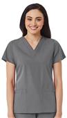 Maevn Red Panda Women's V-Neck 2 Pocket Top Maevn Red Panda Women's V-Neck 2 Pocket Top