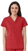 Maevn Red Panda Women's V-Neck 2 Pocket Top Maevn Red Panda Women's V-Neck 2 Pocket Top