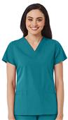 Maevn Red Panda Women's V-Neck 2 Pocket Top Maevn Red Panda Women's V-Neck 2 Pocket Top