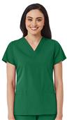 Maevn Red Panda Women's V-Neck 2 Pocket Top Maevn Red Panda Women's V-Neck 2 Pocket Top