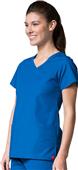 Maevn Red Panda Women's Curved Mock Wrap Top Maevn Red Panda Women's Curved Mock Wrap Top