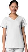Maevn Red Panda Women's Curved Mock Wrap Top Maevn Red Panda Women's Curved Mock Wrap Top