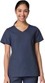 Maevn Red Panda Women's Curved Mock Wrap Top Maevn Red Panda Women's Curved Mock Wrap Top