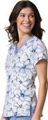 Maevn Prints Women's V-Neck Short Sleeve Tops Maevn Prints Women's V-Neck Short Sleeve Tops