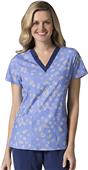 Maevn Prints Women's V-Neck Short Sleeve Tops Maevn Prints Women's V-Neck Short Sleeve Tops