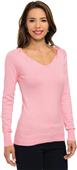 Lilac Bloom Womens Grace Twisted V-Neck Shirt Lilac Bloom Womens Grace Twisted V-Neck Shirt