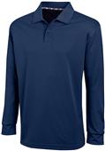 Champion Men's LS Double Dry Polo Champion Men's LS Double Dry Polo