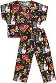 Tooniforms Kids Top and Pant Scrub Set Tooniforms Kids Top and Pant Scrub Set