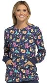 Cherokee Women's Snap Front Warm-Up Jacket Cherokee Women's Snap Front Warm-Up Jacket