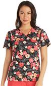 Cherokee Women's Mock Wrap Scrub Tops Cherokee Women's Mock Wrap Scrub Tops