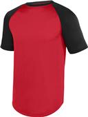 Augusta Wicking Short Sleeve Baseball Jersey Augusta Wicking Short Sleeve Baseball Jersey