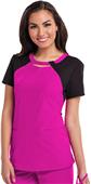 Careisma Women's Round Neck w/Contrast Scrub Top Careisma Women's Round Neck w/Contrast Scrub Top
