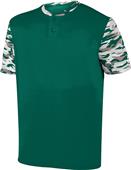 Augusta Men Youth Pop Fly 2-Button Baseball Jersey Augusta Men Youth Pop Fly 2-Button Baseball Jersey