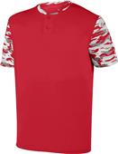 Augusta Men Youth Pop Fly 2-Button Baseball Jersey Augusta Men Youth Pop Fly 2-Button Baseball Jersey