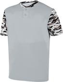 Augusta Men Youth Pop Fly 2-Button Baseball Jersey Augusta Men Youth Pop Fly 2-Button Baseball Jersey