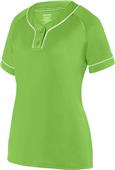 Augusta Overpower Two-Button Softball Jersey Augusta Overpower Two-Button Softball Jersey
