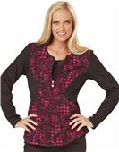 Careisma Women's Zip Front Contrast Sleeves Jacket Careisma Women's Zip Front Contrast Sleeves Jacket