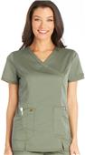 Dickies Women's Mock Wrap Scrub Top Dickies Women's Mock Wrap Scrub Top