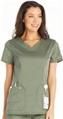 Dickies Women's Contemporary Fit V-Neck Scrub Top Dickies Women's Contemporary Fit V-Neck Scrub Top
