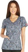 Dickies Women's Contemporary Fit V-Neck Scrub Tops Dickies Women's Contemporary Fit V-Neck Scrub Tops