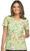 Dickies Women's Contemporary Fit V-Neck Scrub Tops Dickies Women's Contemporary Fit V-Neck Scrub Tops