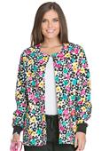 Dickies Women's Snap Front Warm-Up Scrub Jacket Dickies Women's Snap Front Warm-Up Scrub Jacket