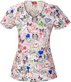 Dickies Women's Contemporary Fit V-Neck Scrub Top Dickies Women's Contemporary Fit V-Neck Scrub Top