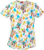 Dickies Women's Contemporary Fit V-Neck Scrub Top Dickies Women's Contemporary Fit V-Neck Scrub Top