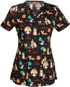 Dickies Women's Contemporary Fit V-Neck Scrub Top Dickies Women's Contemporary Fit V-Neck Scrub Top