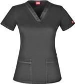 Dickies Women's Contemporary Fit V-Neck Scrub Top Dickies Women's Contemporary Fit V-Neck Scrub Top