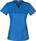 Dickies Women's Contemporary Fit V-Neck Scrub Top Dickies Women's Contemporary Fit V-Neck Scrub Top