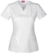 Dickies Women's Contemporary Fit V-Neck Scrub Top Dickies Women's Contemporary Fit V-Neck Scrub Top