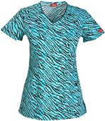 Dickies Women's Contemporary Fit V-Neck Scrub Tops Dickies Women's Contemporary Fit V-Neck Scrub Tops