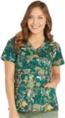 Dickies Women's Contemporary Mock Wrap Scrub Tops Dickies Women's Contemporary Mock Wrap Scrub Tops