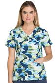 Dickies Women's Contemporary Mock Wrap Scrub Tops Dickies Women's Contemporary Mock Wrap Scrub Tops