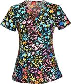 Dickies Women's Contemporary Mock Wrap Scrub Top Dickies Women's Contemporary Mock Wrap Scrub Top
