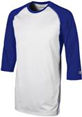 Champion Adult Youth 3/4 Baseball T-Shirt Champion Adult Youth 3/4 Baseball T-Shirt