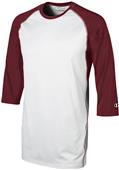 Champion Adult Youth 3/4 Baseball T-Shirt Champion Adult Youth 3/4 Baseball T-Shirt