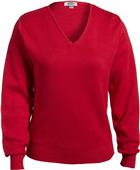 Edwards Womens Cotton V-Neck Sweater Edwards Womens Cotton V-Neck Sweater