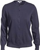 Edwards Womens Cotton Jewel-Neck Cardigan Edwards Womens Cotton Jewel-Neck Cardigan
