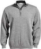 Edwards Mens Quarter-Zip Acrylic Sweater Edwards Mens Quarter-Zip Acrylic Sweater