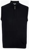 Edwards Mens Quarter-Zip Sweater Vest Edwards Mens Quarter-Zip Sweater Vest