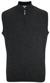 Edwards Mens Quarter-Zip Sweater Vest Edwards Mens Quarter-Zip Sweater Vest