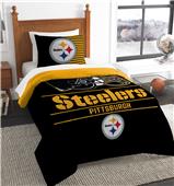 Northwest NFL Steelers Twin Comforter & Sham Northwest NFL Steelers Twin Comforter & Sham