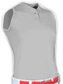 Youth 2 Button Sleeveless Softball Jersey-Closeout