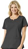 Carhartt Women's Mock Wrap Notch Neck Scrub Top Carhartt Women's Mock Wrap Notch Neck Scrub Top